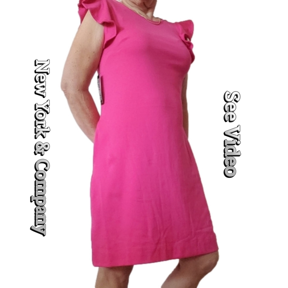 💜💛💖 NEW YORK COMPANY Poppin Beautiful Summer Dress! Brand New!
